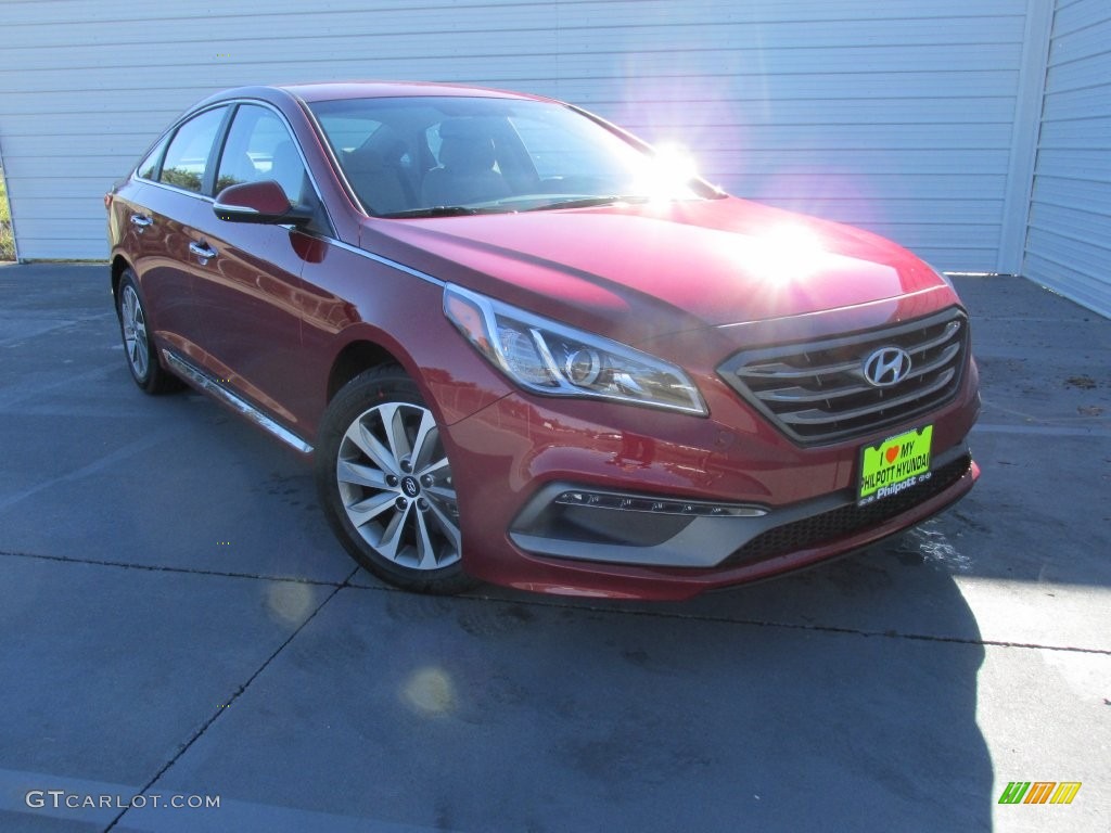 2016 Sonata Sport - Venetian Red / Gray photo #1