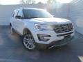 2016 White Platinum Metallic Tri-Coat Ford Explorer XLT  photo #2