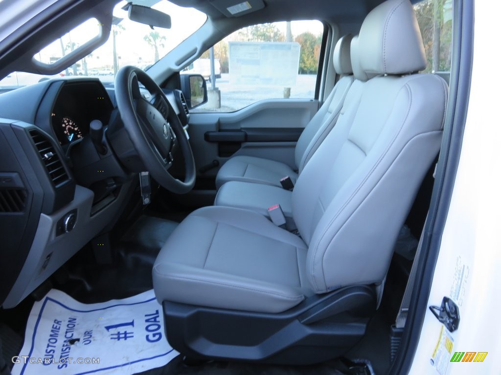 2015 F150 XL Regular Cab - Oxford White / Medium Earth Gray photo #14