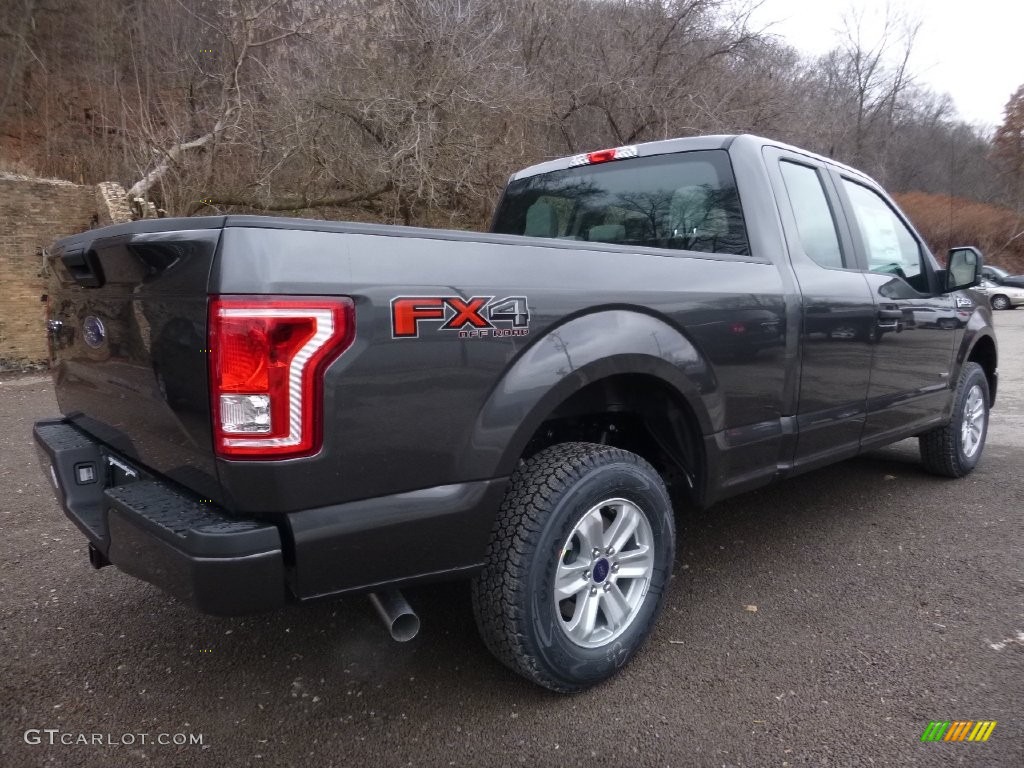 2016 F150 XL SuperCab 4x4 - Magnetic / Medium Earth Gray photo #3