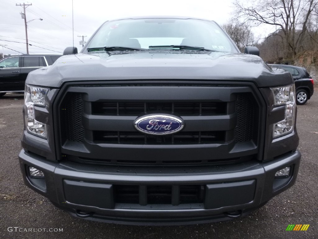 2016 F150 XL SuperCab 4x4 - Magnetic / Medium Earth Gray photo #9