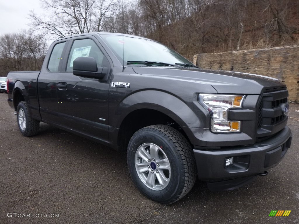 2016 F150 XL SuperCab 4x4 - Magnetic / Medium Earth Gray photo #10