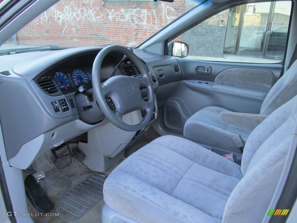 2003 Sienna LE - Silver Shadow Pearl / Gray photo #31