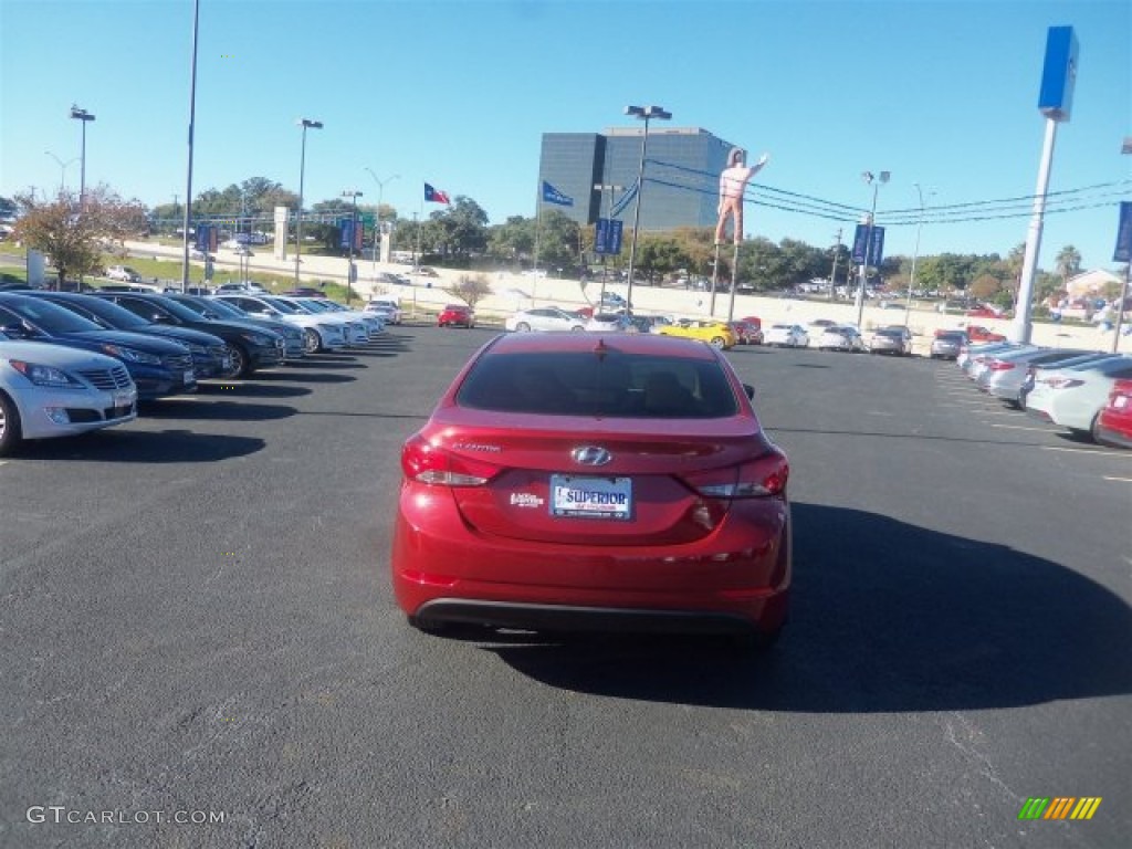 2016 Elantra Value Edition - Red / Beige photo #9