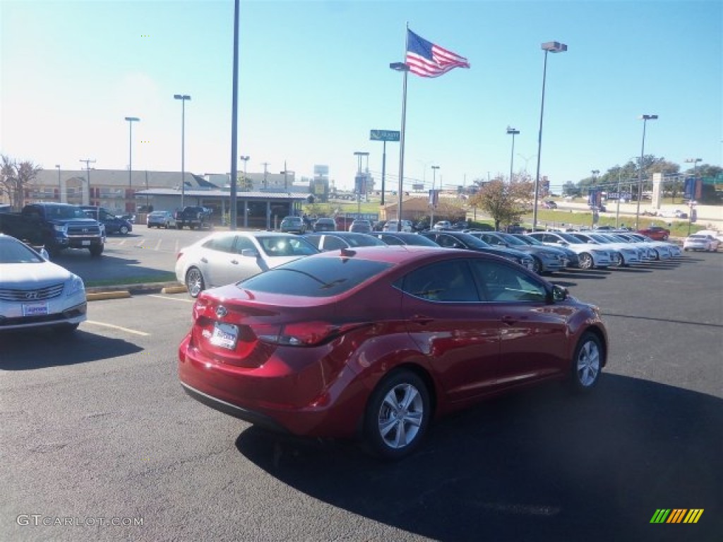2016 Elantra Value Edition - Red / Beige photo #10