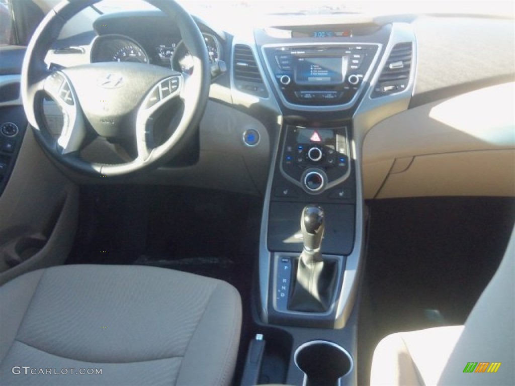 2016 Elantra Value Edition - Red / Beige photo #16