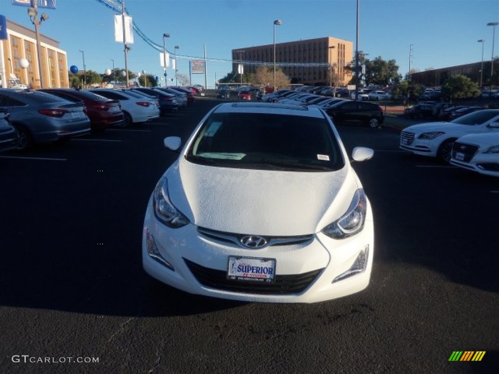 2016 Elantra Value Edition - White / Black photo #4