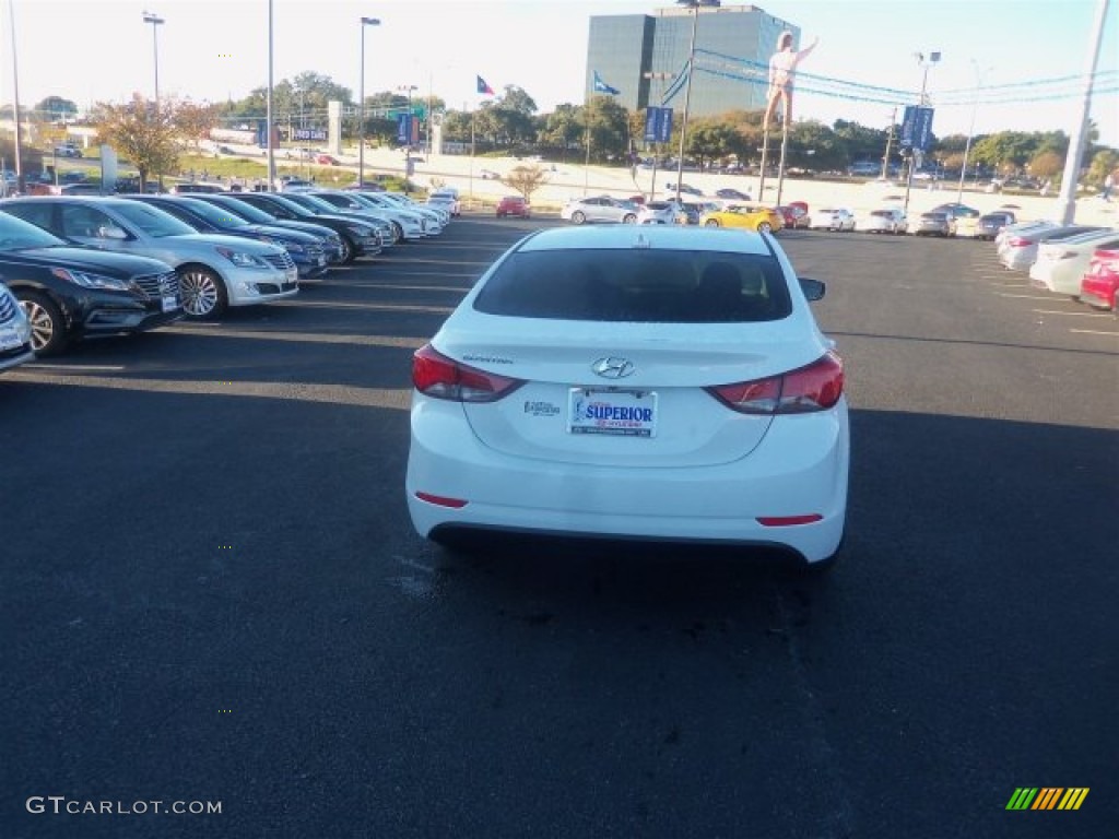 2016 Elantra Value Edition - White / Black photo #9