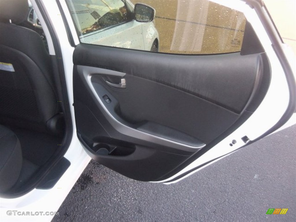 2016 Elantra Value Edition - White / Black photo #14