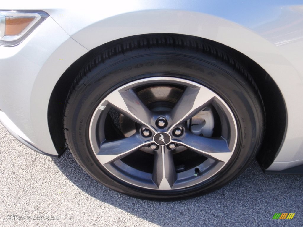 2015 Mustang V6 Convertible - Ingot Silver Metallic / Ebony photo #11