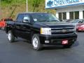 2009 Black Chevrolet Silverado 1500 LTZ Crew Cab 4x4  photo #2