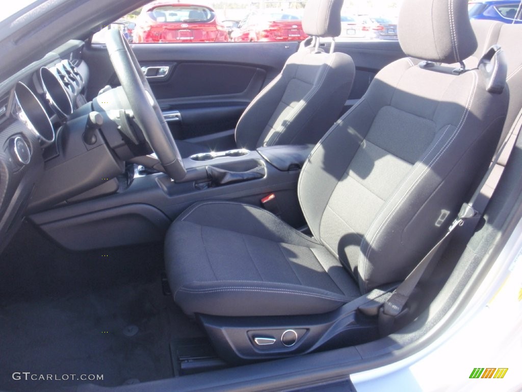 2015 Mustang V6 Convertible - Ingot Silver Metallic / Ebony photo #19