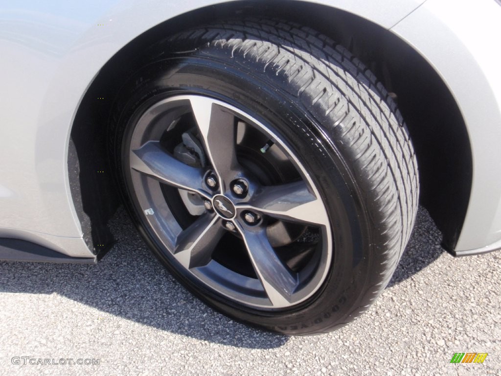 2015 Mustang V6 Convertible - Ingot Silver Metallic / Ebony photo #29