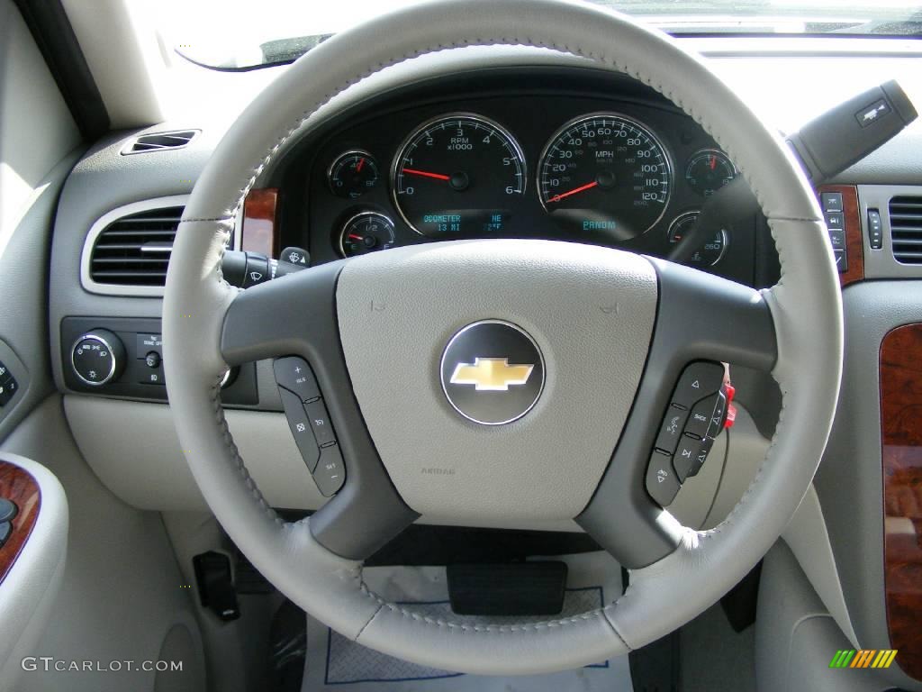 2009 Silverado 1500 LTZ Crew Cab 4x4 - Black / Light Titanium photo #8