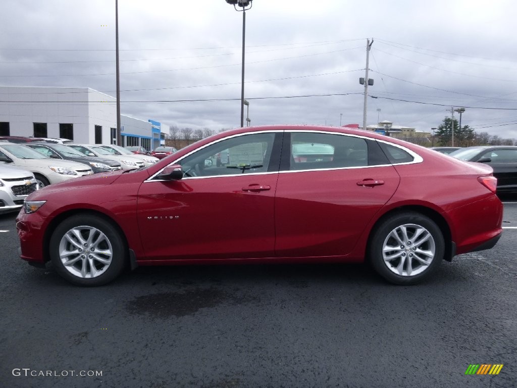 2016 Malibu LT - Crystal Red Tintcoat / Jet Black photo #8