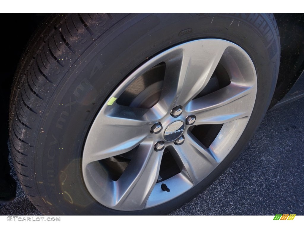 2015 Challenger SXT - Pitch Black / Black/Tungsten photo #5