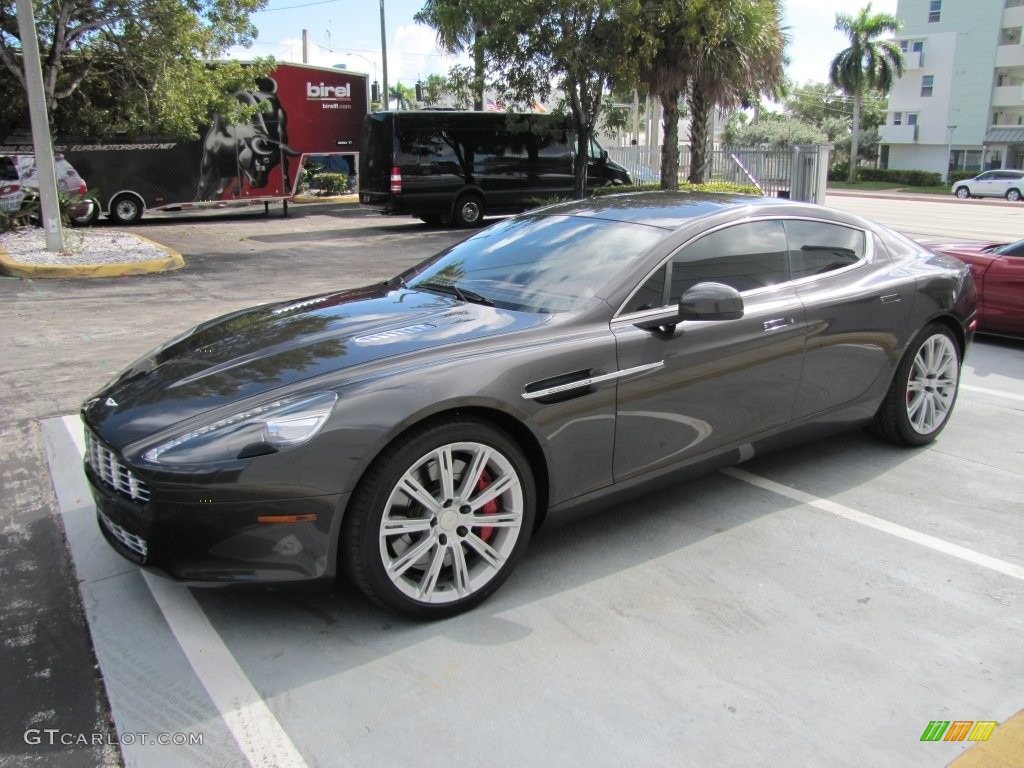 2011 Rapide Sedan - Meteorite Silver / Lords Red photo #1