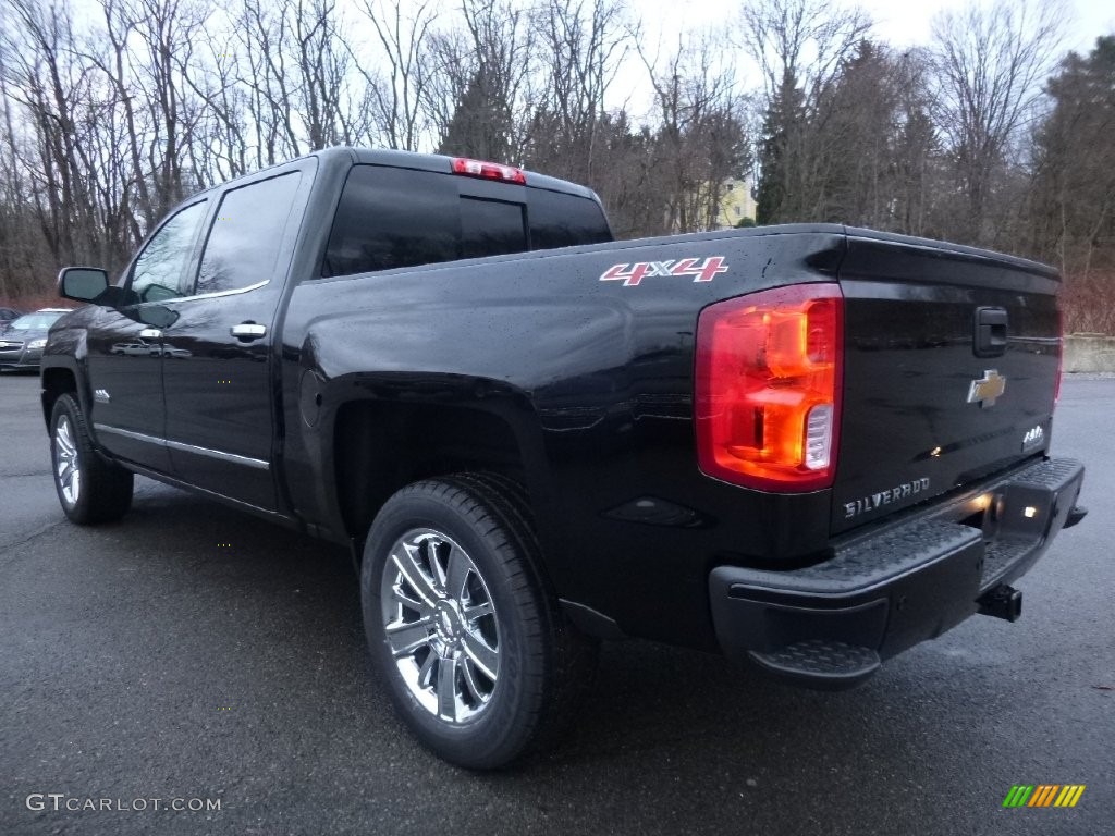 Black 2016 Chevrolet Silverado 1500 High Country Crew Cab 4x4 Exterior Photo #109419768