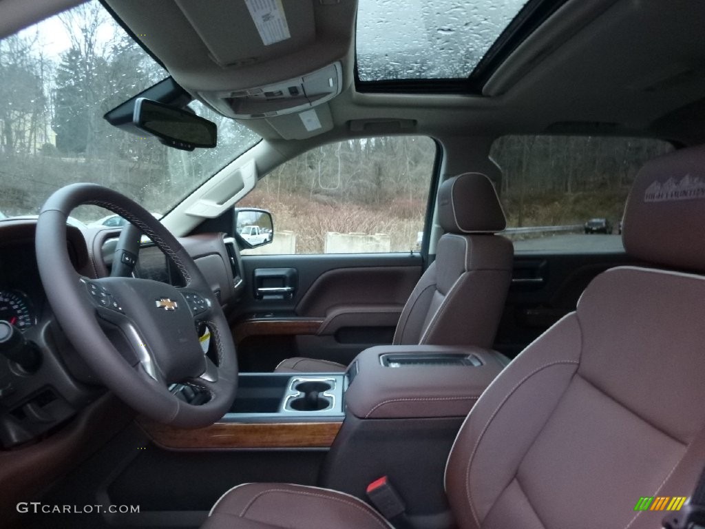 High Country Saddle Interior 2016 Chevrolet Silverado 1500 High Country Crew Cab 4x4 Photo #109419829