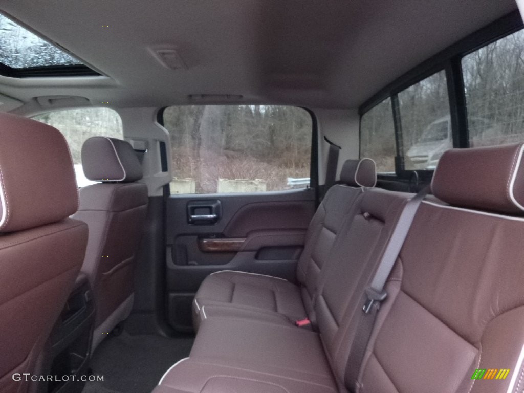 2016 Chevrolet Silverado 1500 High Country Crew Cab 4x4 Rear Seat Photo #109419854