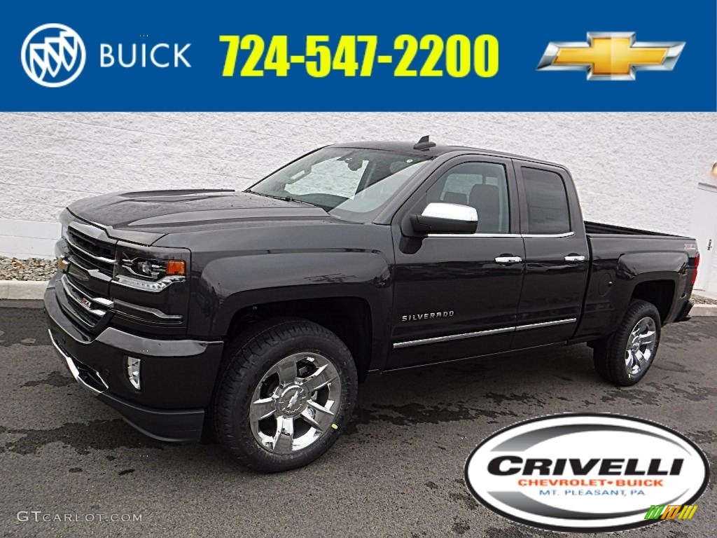 2016 Silverado 1500 LTZ Z71 Double Cab 4x4 - Tungsten Metallic / Jet Black photo #1