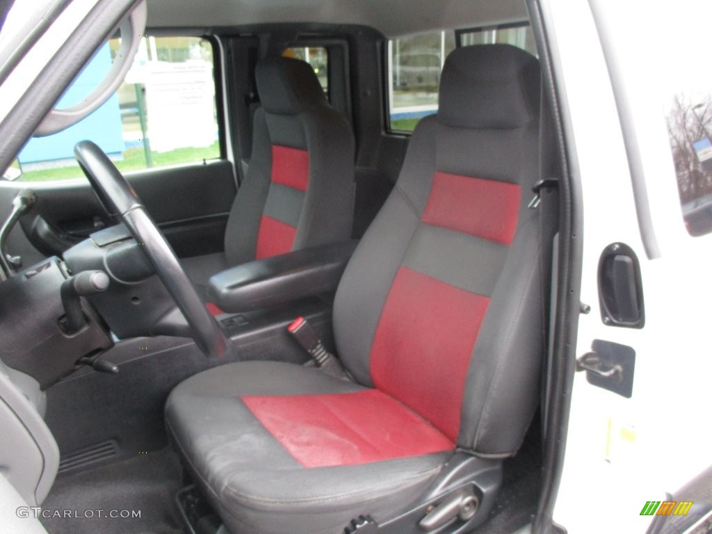 Medium Dark Flint/Red Interior 2008 Ford Ranger FX4 Off-Road SuperCab 4x4 Photo #109424424