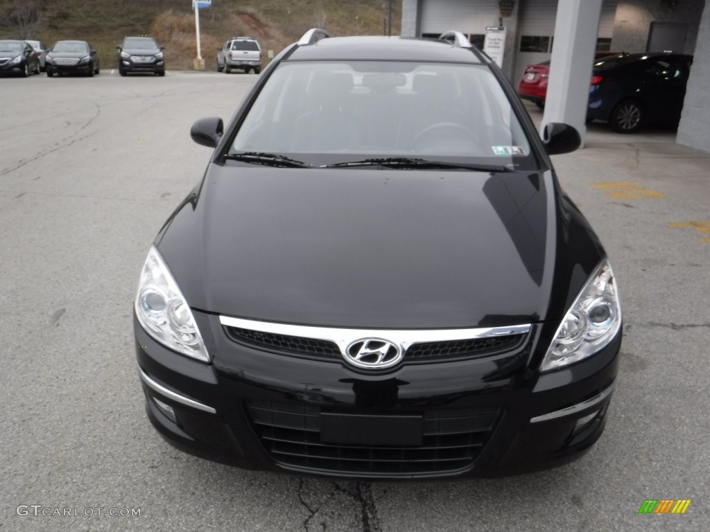 2012 Elantra SE Touring - Black Noir Pearl / Black photo #5