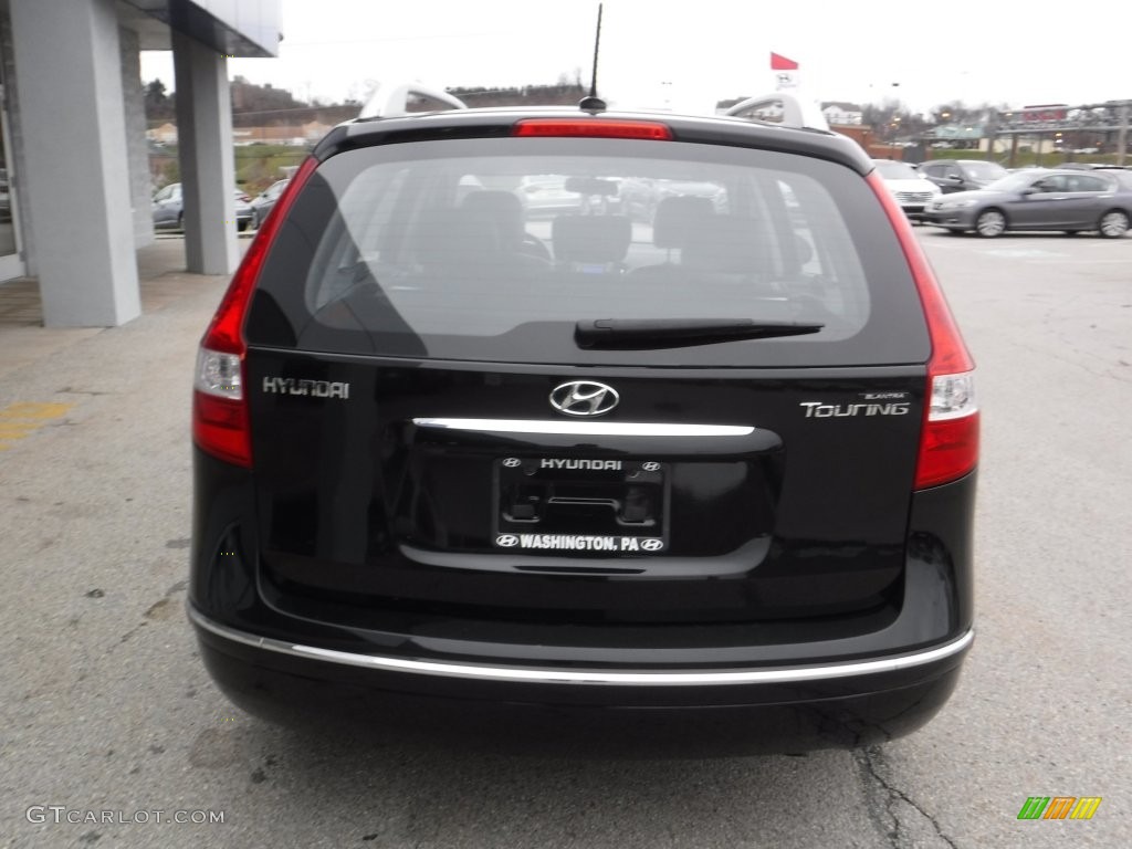 2012 Elantra SE Touring - Black Noir Pearl / Black photo #9
