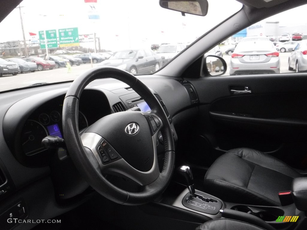 2012 Elantra SE Touring - Black Noir Pearl / Black photo #14