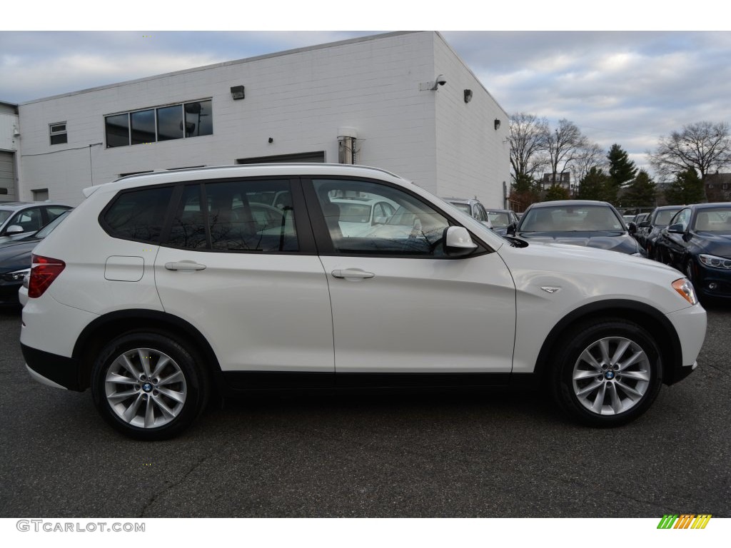 2013 X3 xDrive 28i - Alpine White / Mojave photo #2