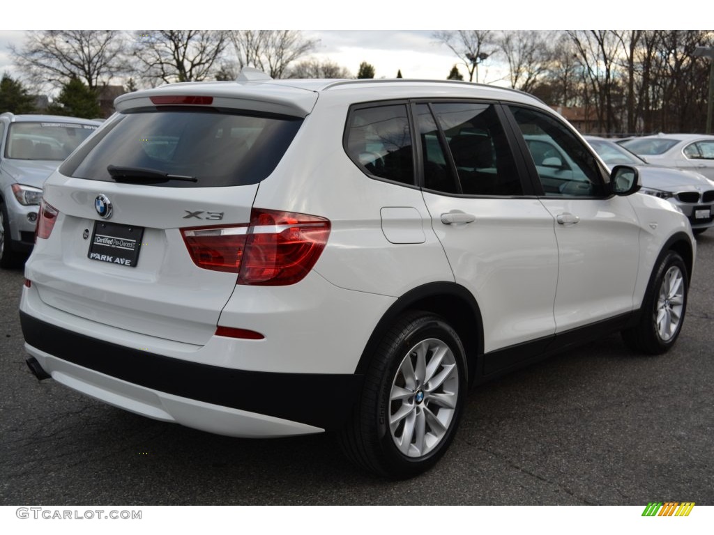 2013 X3 xDrive 28i - Alpine White / Mojave photo #3
