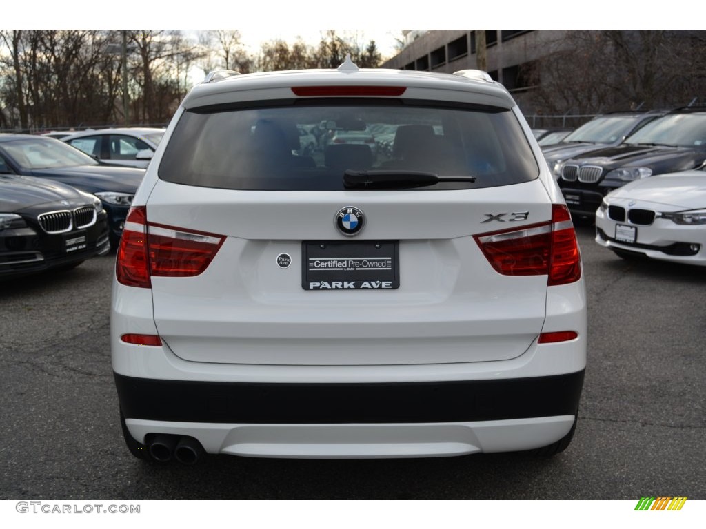 2013 X3 xDrive 28i - Alpine White / Mojave photo #4