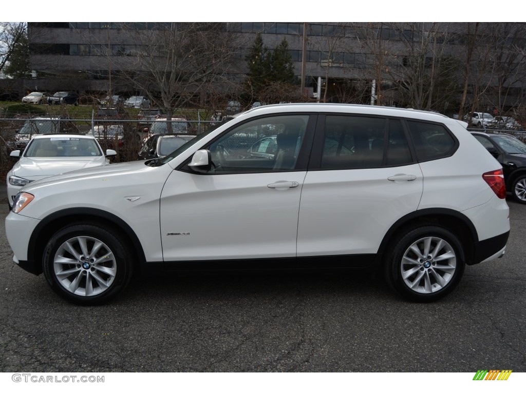 2013 X3 xDrive 28i - Alpine White / Mojave photo #5