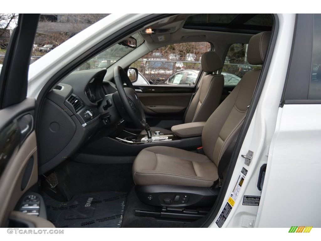 2013 X3 xDrive 28i - Alpine White / Mojave photo #11