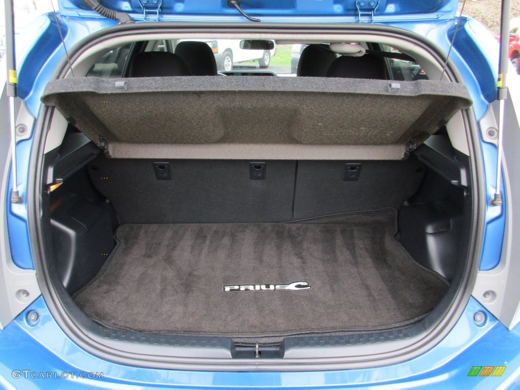 2012 Prius c Hybrid Three - Blue Streak Metallic / Light Blue Gray/Black photo #24