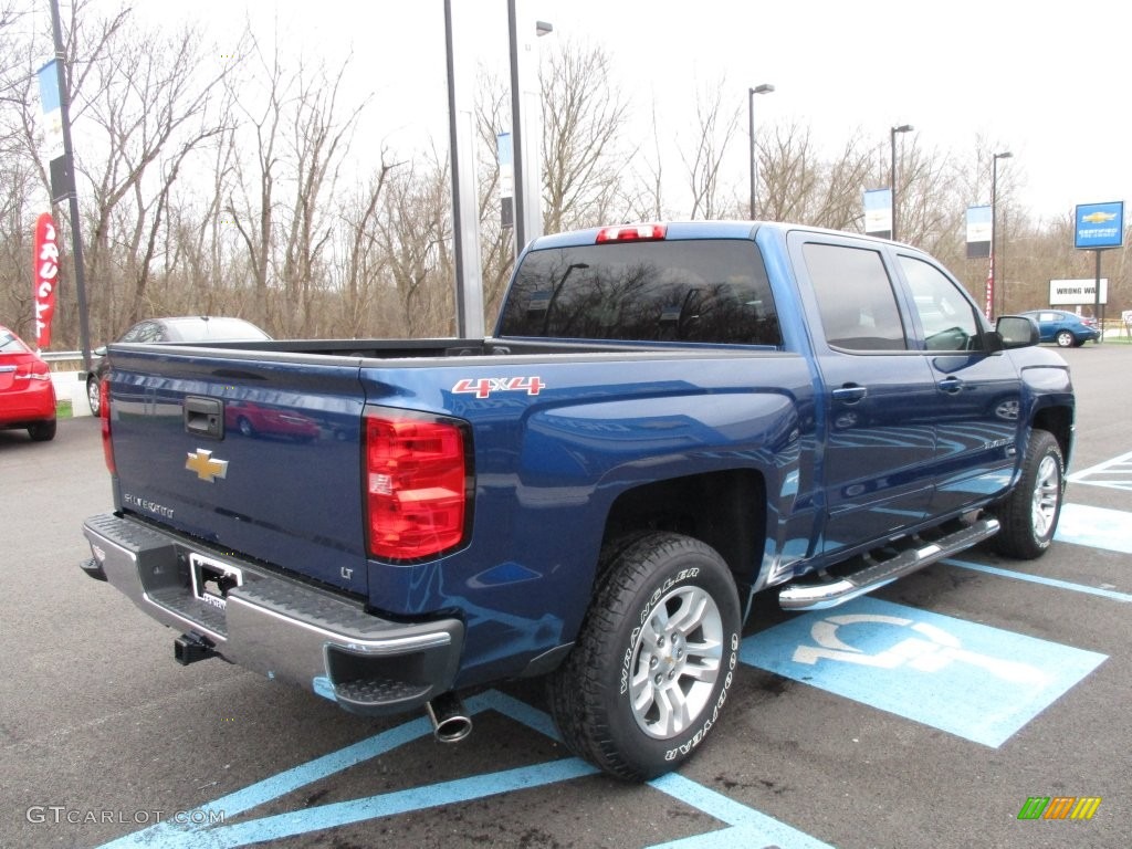 2016 Silverado 1500 LT Crew Cab 4x4 - Deep Ocean Blue Metallic / Jet Black photo #7