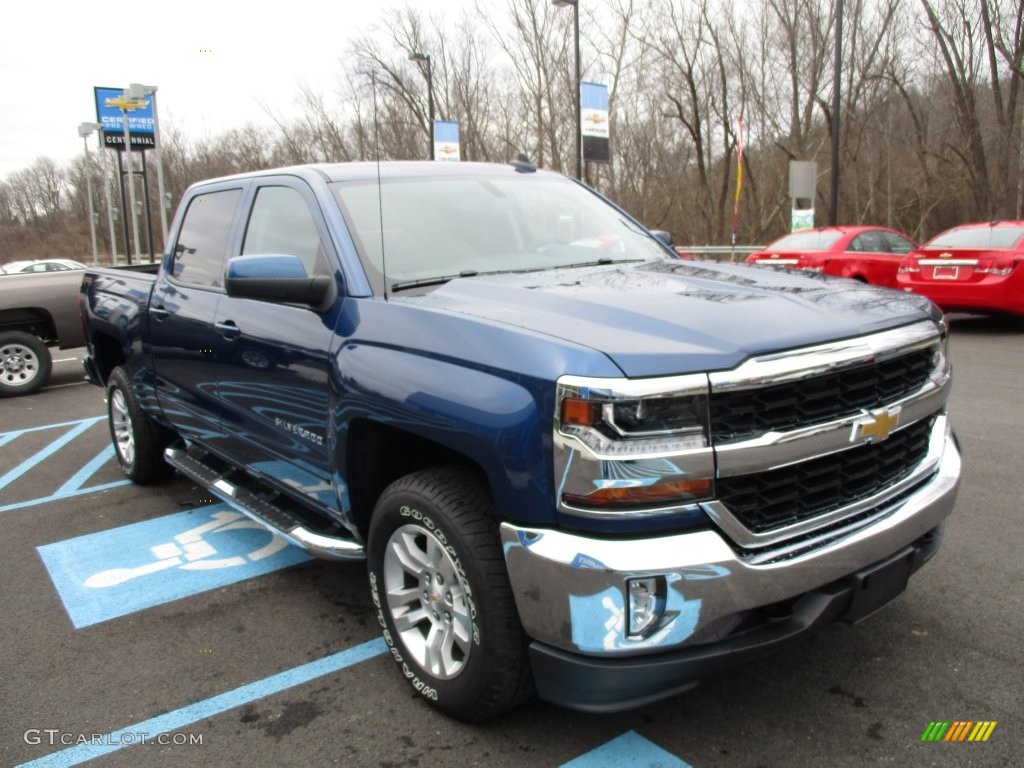 2016 Silverado 1500 LT Crew Cab 4x4 - Deep Ocean Blue Metallic / Jet Black photo #9