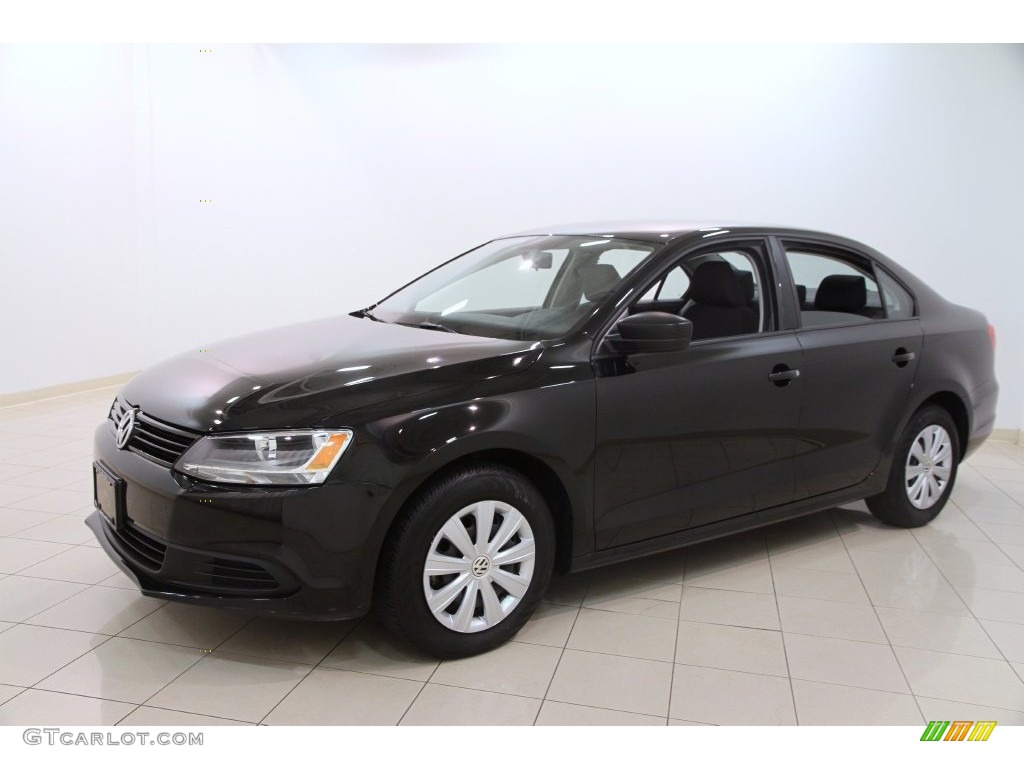 Black Uni 2013 Volkswagen Jetta S Sedan Exterior Photo #109427976