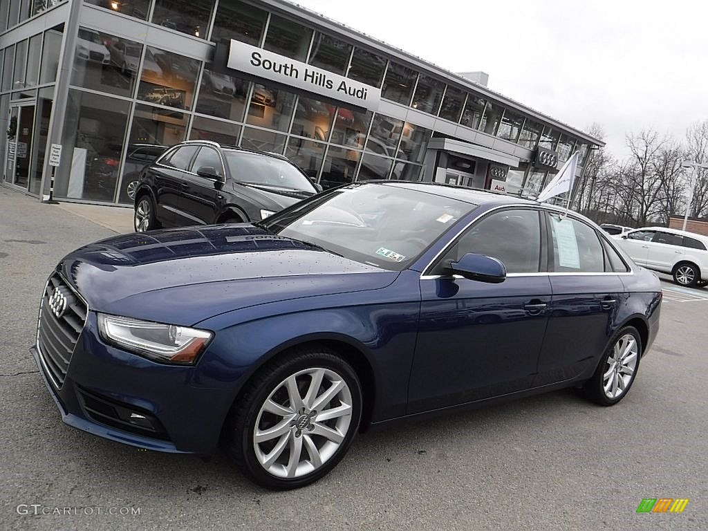 2013 A4 2.0T quattro Sedan - Scuba Blue Metallic / Chestnut Brown photo #1