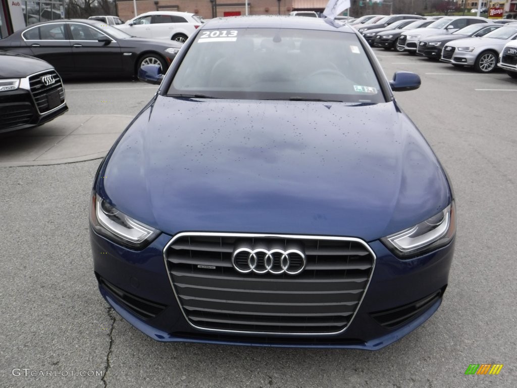 2013 A4 2.0T quattro Sedan - Scuba Blue Metallic / Chestnut Brown photo #7