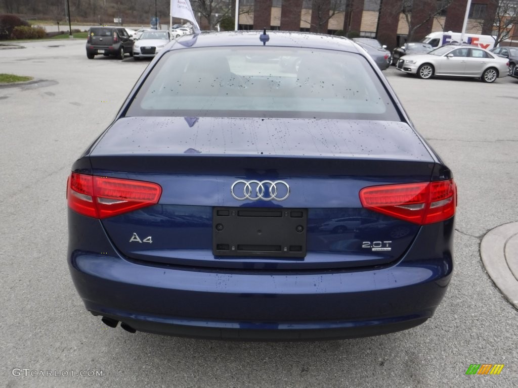 2013 A4 2.0T quattro Sedan - Scuba Blue Metallic / Chestnut Brown photo #14