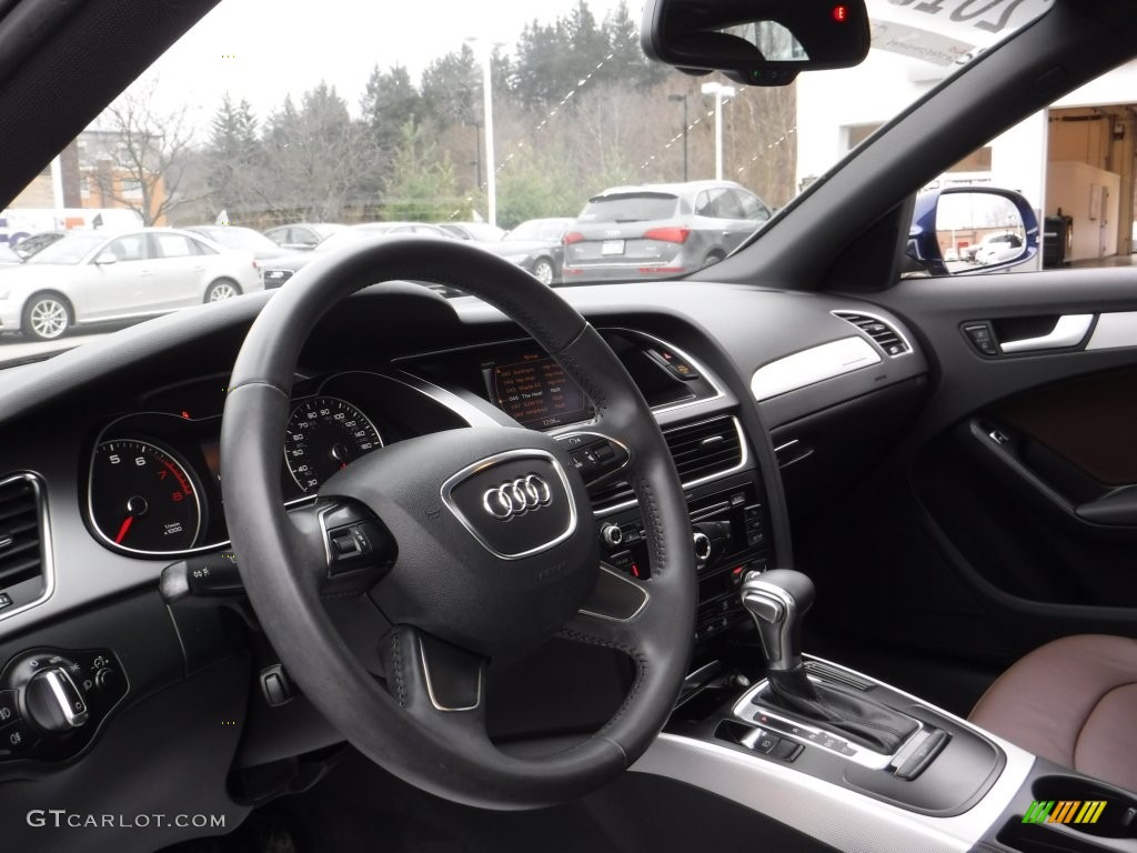 2013 A4 2.0T quattro Sedan - Scuba Blue Metallic / Chestnut Brown photo #19