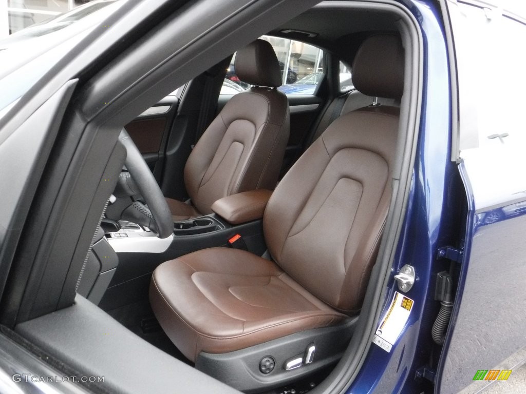 2013 A4 2.0T quattro Sedan - Scuba Blue Metallic / Chestnut Brown photo #21