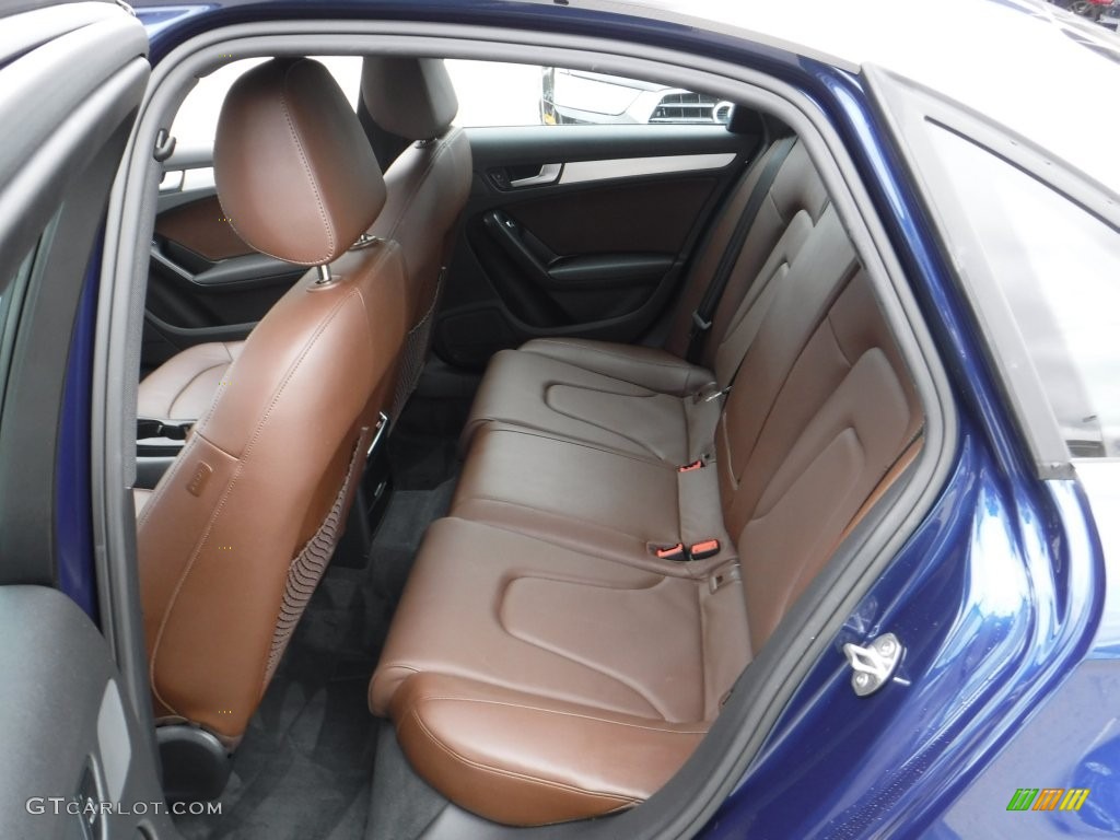 2013 A4 2.0T quattro Sedan - Scuba Blue Metallic / Chestnut Brown photo #28