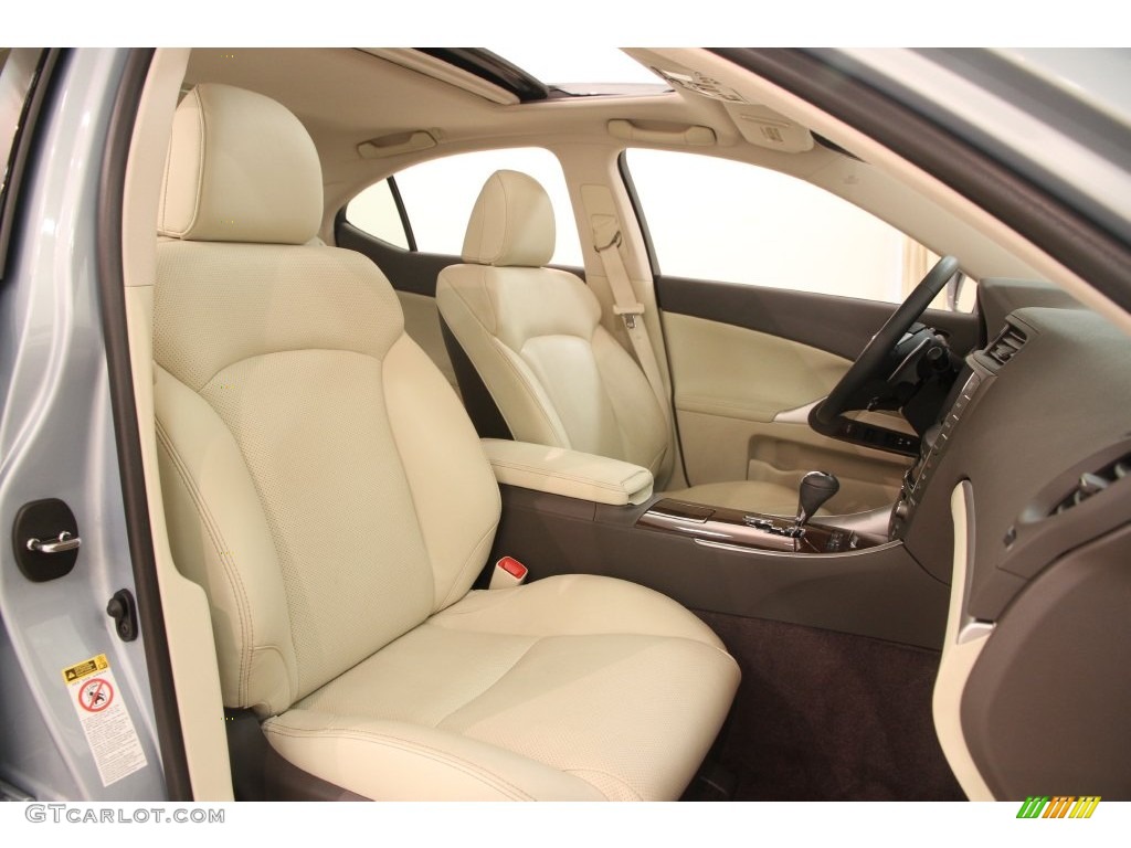 2012 IS 250 AWD - Cerulean Blue / Ecru photo #13