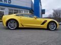 Corvette Racing Yellow Tintcoat 2016 Chevrolet Corvette Z06 Coupe Exterior