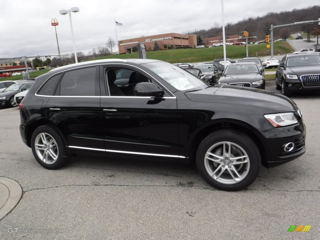 2016 Q5 2.0 TFSI Premium quattro - Mythos Black Metallic / Black photo #9