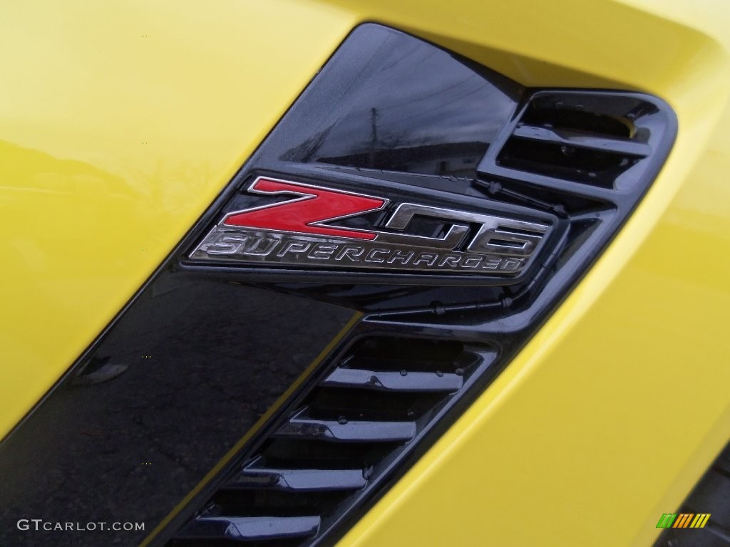 2016 Corvette Z06 Coupe - Corvette Racing Yellow Tintcoat / Jet Black photo #15
