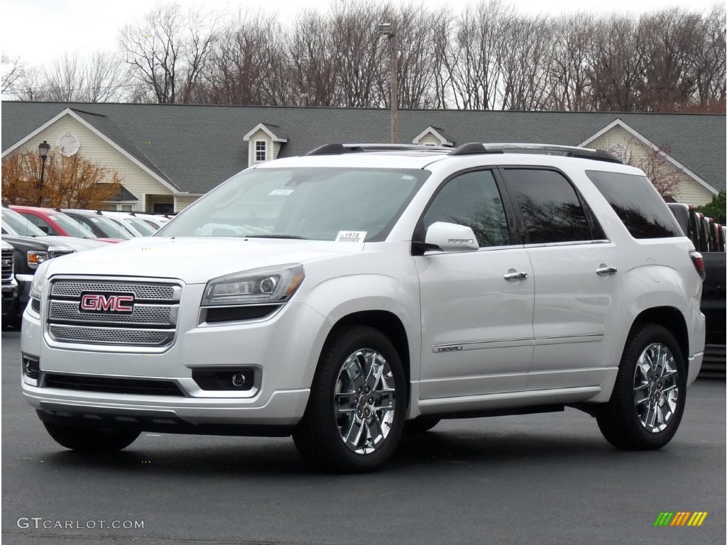 White Frost Tricoat GMC Acadia