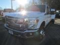 Oxford White - F350 Super Duty Lariat Crew Cab 4x4 Dually Photo No. 2